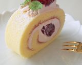 巨峰（葡萄）のロールケーキ作り方34写真