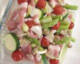 夏野菜と豚肉のオーブングリル作り方5写真