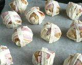 ぱくっ♫サクッ♪ベーコン焼きおにぎりパイ作り方8写真