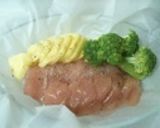 レンジやルクエ、チキンの包み蒸し♪作り方2写真