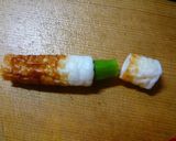 キャラ弁の脇役に♫2分茹でるオクラちくわ作り方3写真
