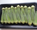ミニオクラ★カレー風味グラタン作り方1写真