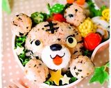 ✿彩りごはんdeトラくん弁当♪作り方5写真