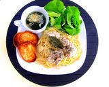 おかずをリサイクル★パスタプレート作り方4写真
