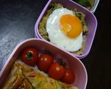 チンゲン菜とホタテのガーリック炒飯作り方11写真