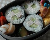 かにかまきゅうりでかわいい海苔巻き✿作り方6写真