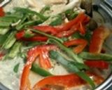 具たっぷりタイ風グリーンカレー作り方6写真