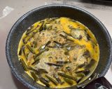 わらびの玉子とじ　わらびの玉子丼作り方5写真