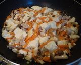 残り物でOK! 炒り豆腐作り方4写真