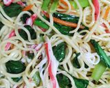 カラフル♪かにかま塩焼きそば作り方5写真