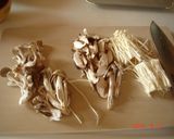 枝豆とキノコのパスタ作り方1写真