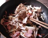 枝豆とキノコのパスタ作り方2写真