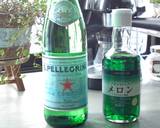 かき氷シロップdeクリームソーダ♪作り方1写真