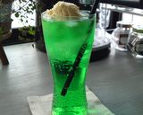 かき氷シロップdeクリームソーダ♪作り方3写真