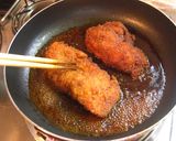 ソースチキンカツ丼★タルタルソース添え作り方4写真