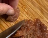 梅そぼろニラうどん作り方1写真