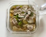 旨味凝縮!ナスと豚バラのレンジつけうどん作り方12写真