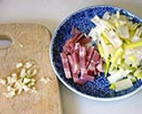 余り物とは思えない長ネギのマヨネーズ風パスタ作り方1写真