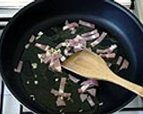 余り物とは思えない長ネギのマヨネーズ風パスタ作り方3写真