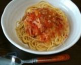 簡単トマトソースのスパゲティ作り方7写真