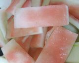 スイカの皮の煮物(??)作り方1写真
