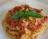 ＊バジルとベーコンのトマトパスタソース＊作り方4写真