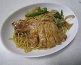 ガッツリ!厚切り肉の生姜焼き焼きそば作り方6写真