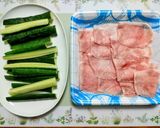 簡単居酒屋!胡瓜豚肉巻きマスタードソース作り方2写真