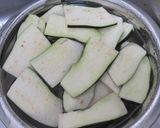 なす明太子マヨチーズ焼き作り方1写真