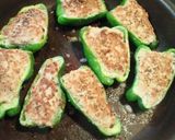 豆腐入り　肉汁たっぷり ピーマンの肉詰め作り方10写真
