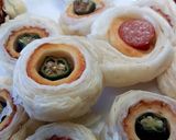 オクラ＆ウインナーinちくわのひと口パイ作り方5写真