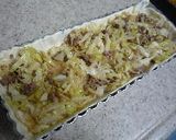 パイシートで手軽に　お好み焼き風キッシュ作り方8写真