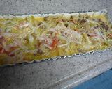 パイシートで手軽に　お好み焼き風キッシュ作り方9写真
