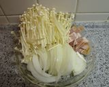 簡単！えのきとベーコンのスープパスタ作り方2写真