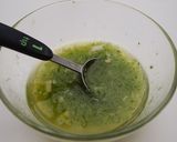 ホタテの冷製　キュウリソース作り方9写真