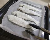 オーブンで＜アマゴのムニエル＞を！作り方2写真
