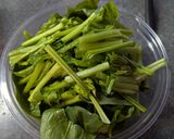 ほうれん草と玉ねぎの塩レモン炒め作り方1写真
