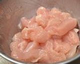 鶏むね肉と三つ葉のオイスター炒め作り方2写真
