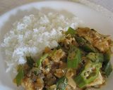 ＊ブラジル料理　チキンとオクラの煮込み＊作り方5写真