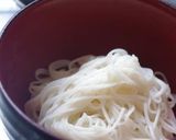 そうめんと夕顔の冷たいお椀作り方6写真