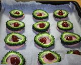 ☆一口・ゴーヤピザ☆作り方3写真
