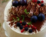 カフェモカ♡　デコレーションケーキ作り方8写真