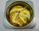 冷して食べるパン✰ ～秋色★カフェモカ渦巻きパン＠~ シナモンラムレーズン作り方10写真