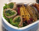 豚うす切り肉の小松菜巻き作り方4写真