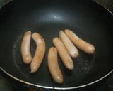 ソーセージ包みタマゴ焼き作り方1写真