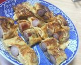 ソーセージ包みタマゴ焼き作り方6写真