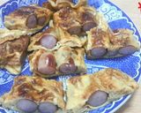 ソーセージ包みタマゴ焼き作り方5写真