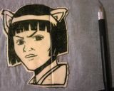 銀魂キャサリンのキャラ海苔弁作り方9写真