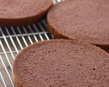 ふわふわしっとり♡チョコスポンジケーキ♪作り方25写真