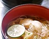 そうめんと夕顔の冷たいお椀作り方10写真